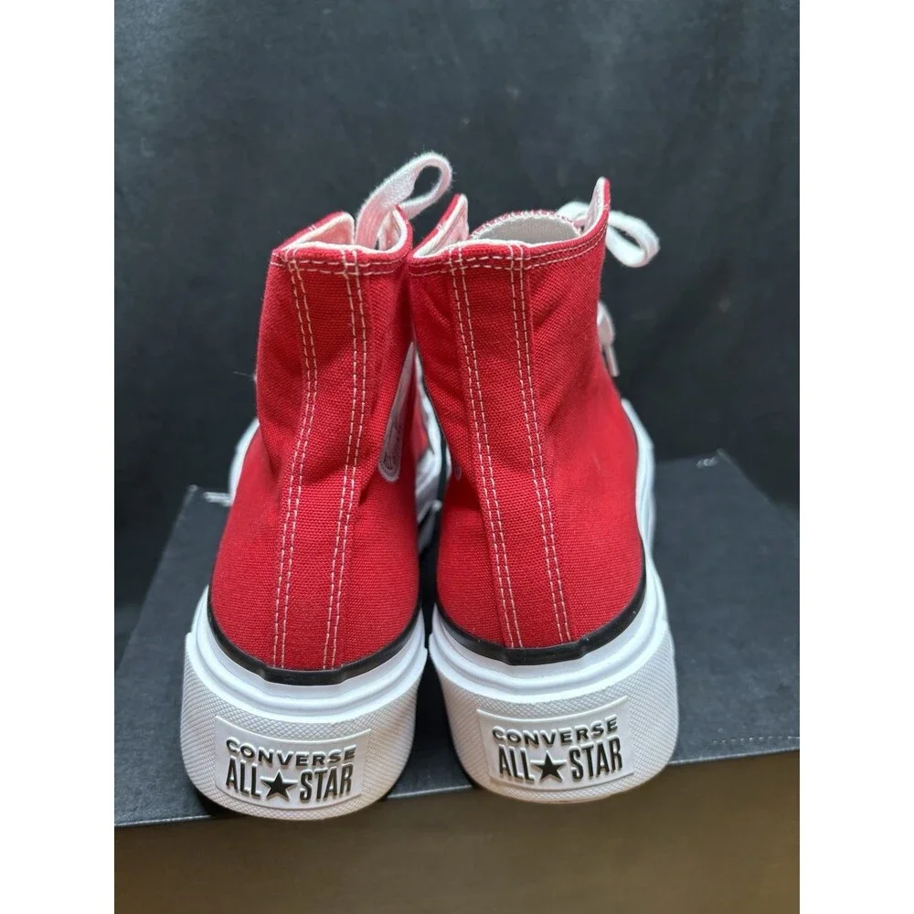 Converse Chuck Taylor Lift Double Stack Hi Womens 8.5 shoes Sneaker Red A15542C